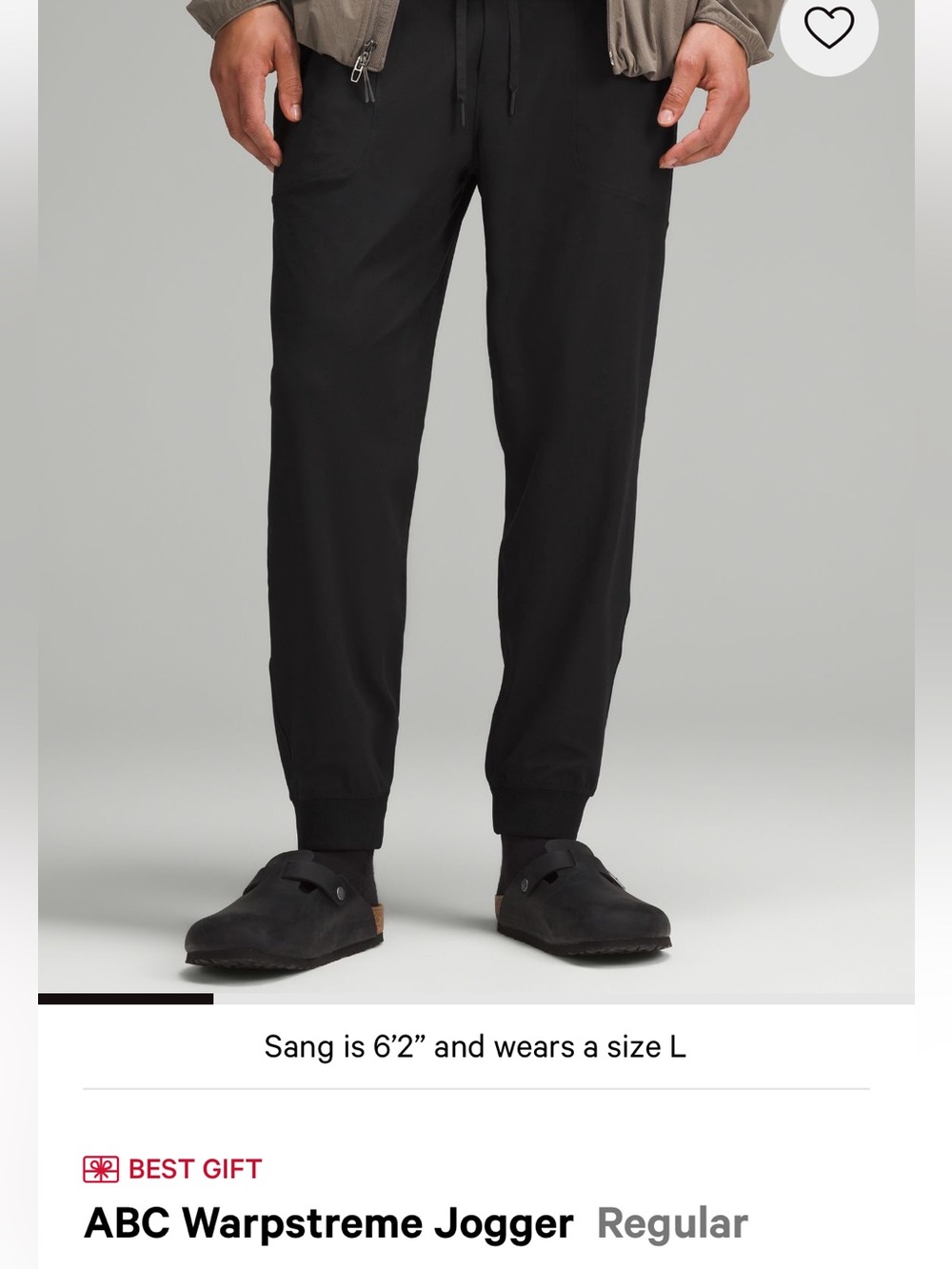 Lululemon ABC Warpstreme Jogger - Regular length - Black